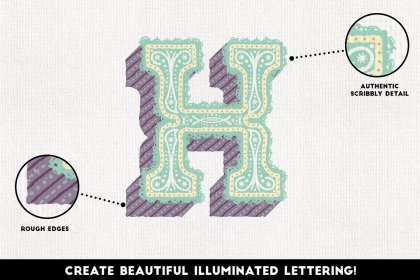 Botanica - watercolor set - Illustrations - 1