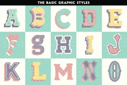 Botanica - watercolor set - Illustrations - 1