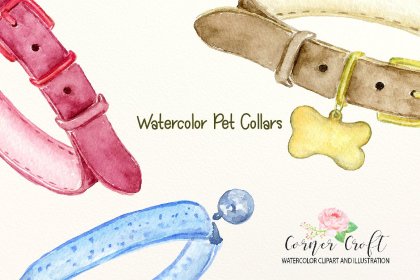 Botanica - watercolor set - Illustrations - 1