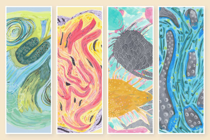 Botanica - watercolor set - Illustrations - 1