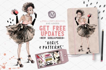 Botanica - watercolor set - Illustrations - 1