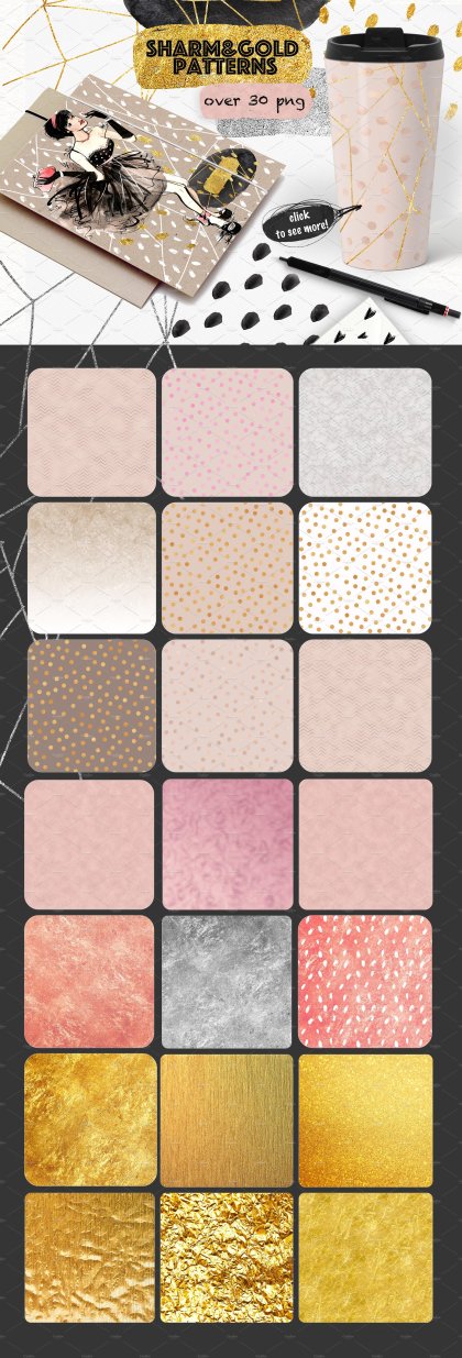 Botanica - watercolor set - Illustrations - 1