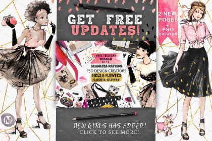 Botanica - watercolor set - Illustrations - 1