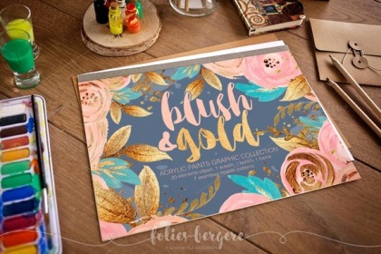 Botanica - watercolor set - Illustrations - 1