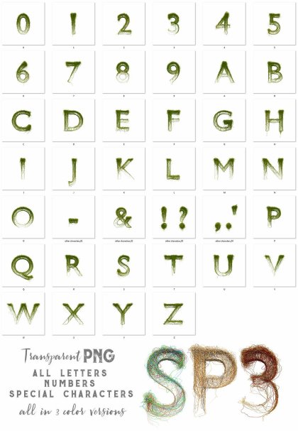 Botanica - watercolor set - Illustrations - 1