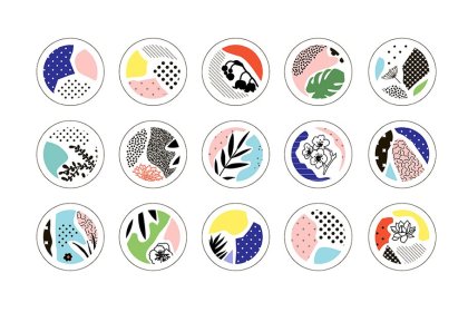 Botanica - watercolor set - Illustrations - 1