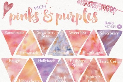 Botanica - watercolor set - Illustrations - 1
