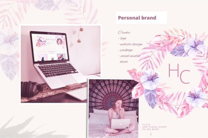 Botanica - watercolor set - Illustrations - 1