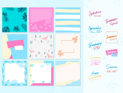 Botanica - watercolor set - Illustrations - 1