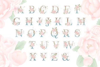 Botanica - watercolor set - Illustrations - 1