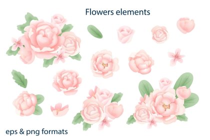Botanica - watercolor set - Illustrations - 1