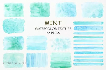 Botanica - watercolor set - Illustrations - 1
