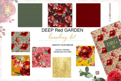 Botanica - watercolor set - Illustrations - 1