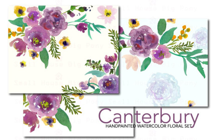 Botanica - watercolor set - Illustrations - 1