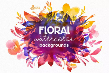 Botanica - watercolor set - Illustrations - 1