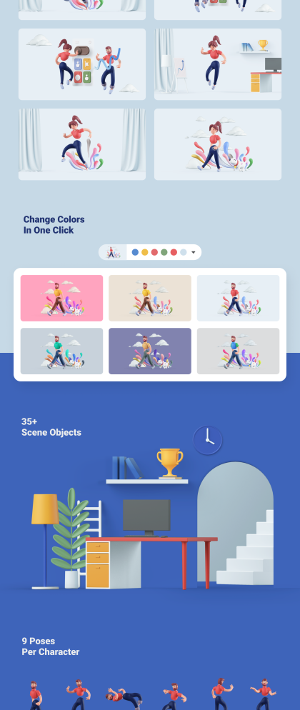 Botanica - watercolor set - Illustrations - 1