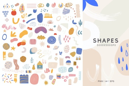 Botanica - watercolor set - Illustrations - 1