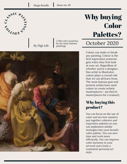 Botanica - watercolor set - Illustrations - 1