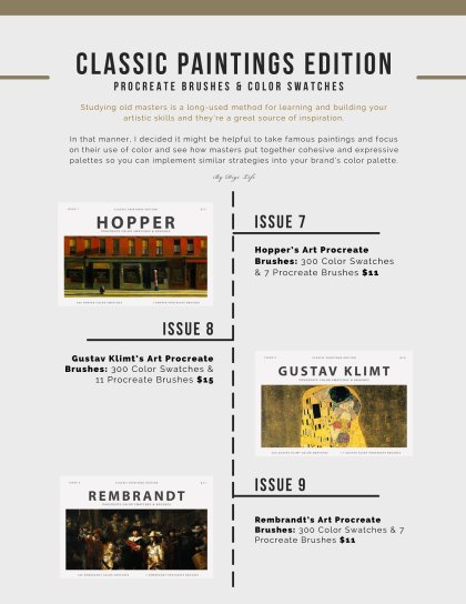 Botanica - watercolor set - Illustrations - 1