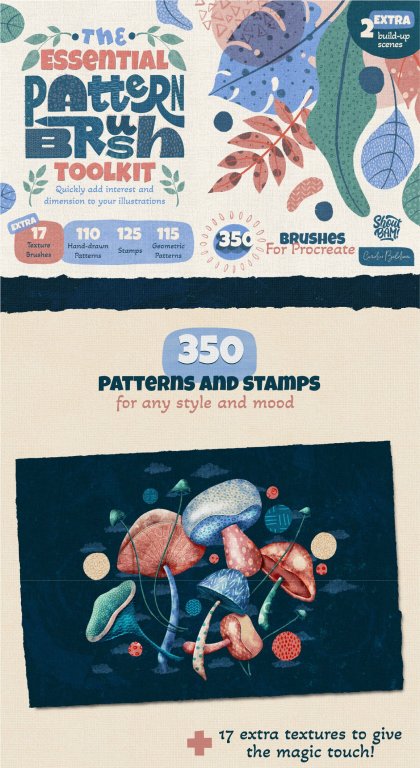Botanica - watercolor set - Illustrations - 1