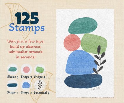 Botanica - watercolor set - Illustrations - 1