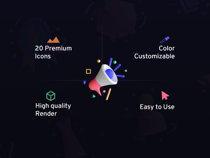 Botanica - watercolor set - Illustrations - 1