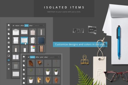 Botanica - watercolor set - Illustrations - 1