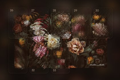 Botanica - watercolor set - Illustrations - 1